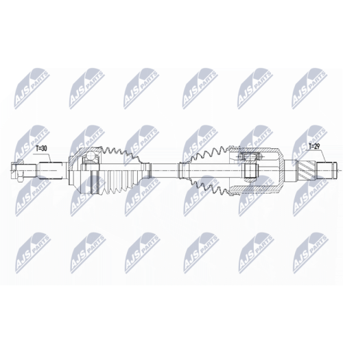 NTY Antriebswelle NPW-CH-114