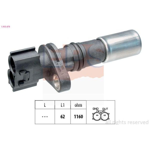 EPS Impulsgeber, Kurbelwelle Made in Italy - OE Equivalent 1.953.478