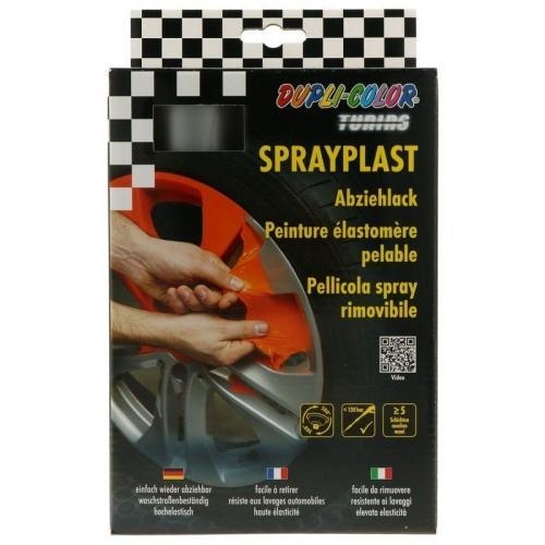 DUPLI-COLOR SPRAYPLAST Set silber seidenglanz 2x400ml 433368