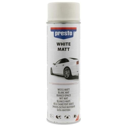 Presto Rallye Weiss Matt Spraydose 500 ml 501784
