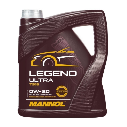 Motor&ouml;l Motoren&ouml;l Mannol Legend Ultra 0W-20 5 Liter Kanister MN7918-5