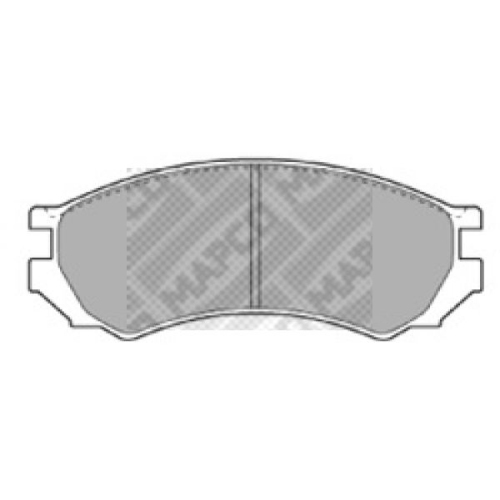 MAPCO Bremsbelagsatz, Scheibenbremse 6345