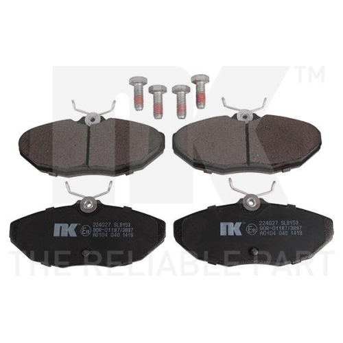 NK Bremsbelagsatz, Scheibenbremse 224027
