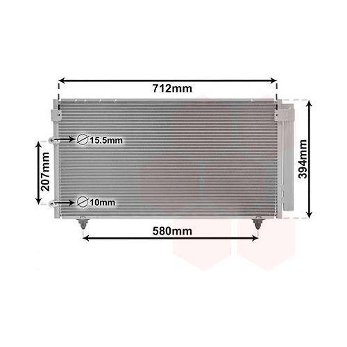 VAN WEZEL Kondensator, Klimaanlage *** IR PLUS *** 53005383