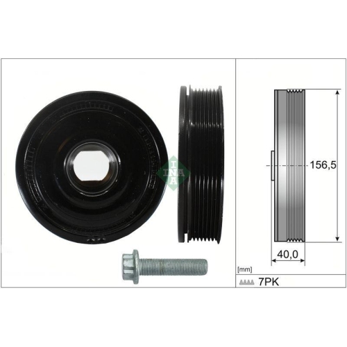 Schaeffler INA Riemenscheibensatz, Kurbelwelle 544 0187 20