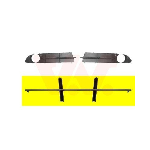 VAN WEZEL L&uuml;ftungsgitter, Sto&szlig;f&auml;nger ** Equipart ** 0655590