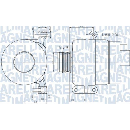 MAGNETI MARELLI Generator 063731969010