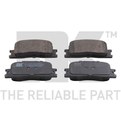 NK Bremsbelagsatz, Scheibenbremse 2245109