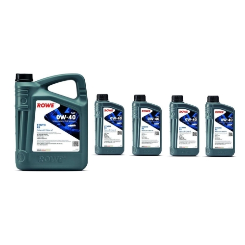 Motoröl ROWE Hightec Synt RS 0W-40 API SN MB229.5 PSA B71 2296 VW502/505 9 Liter