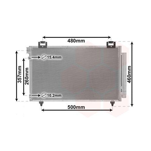 VAN WEZEL Kondensator, Klimaanlage 53005392
