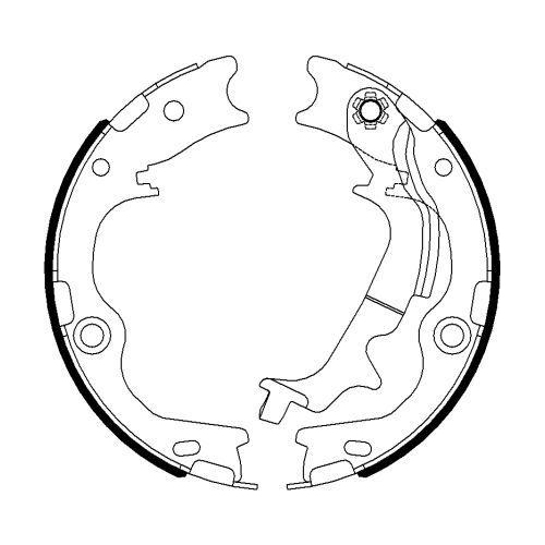 PAGID Bremsbackensatz, Feststellbremse H1791N