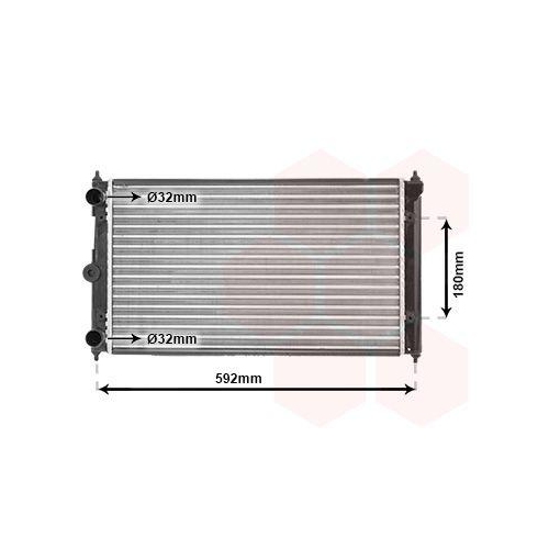 VAN WEZEL K&uuml;hler, Motork&uuml;hlung 58002095