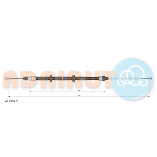 ADRIAUTO Seilzug, Feststellbremse 41.0239.2