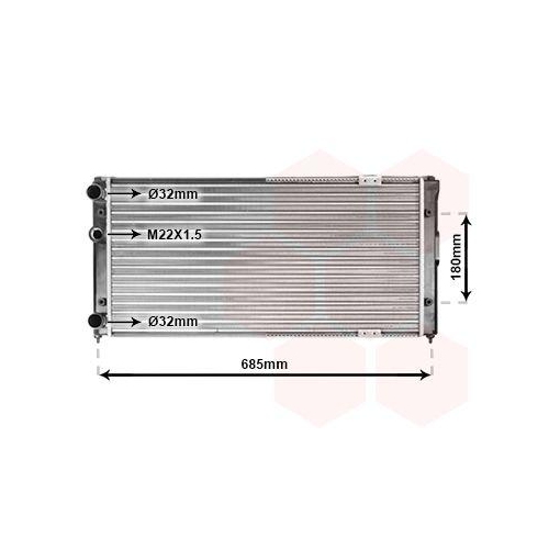 VAN WEZEL K&uuml;hler, Motork&uuml;hlung 58002156