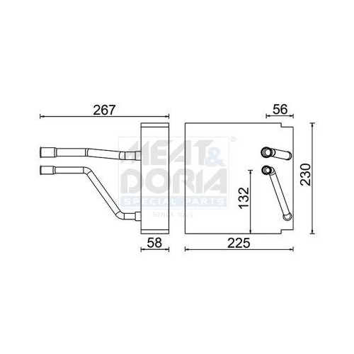 MEAT & DORIA Verdampfer, Klimaanlage 997135