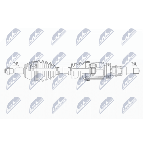 NTY Antriebswelle NPW-FR-149