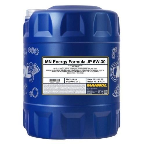 Motor&ouml;l Motoren&ouml;l Mannol Energy Formula JP 5W-30 20 Liter Kanister MN7914-20