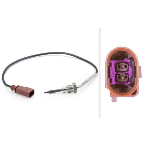 HELLA Sensor, Abgastemperatur 6PT 014 494-151