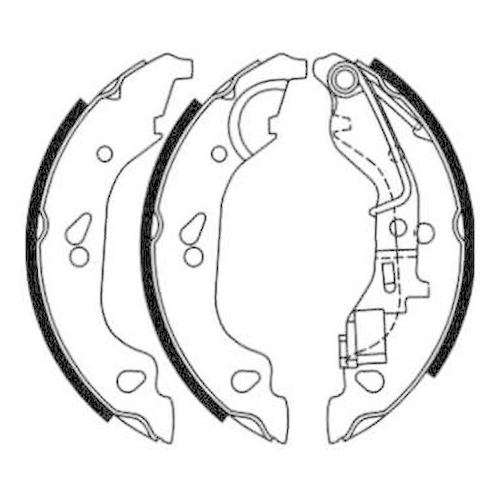 ABE Bremsbackensatz C0F019ABE