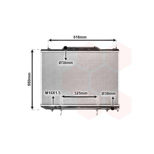 VAN WEZEL K&uuml;hler, Motork&uuml;hlung 53002255