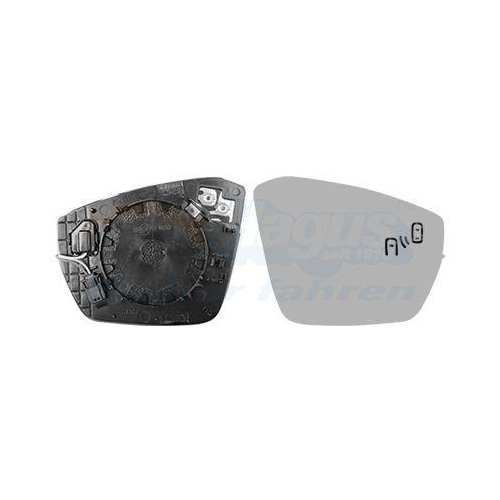 VAN WEZEL Spiegelglas, Au&szlig;enspiegel * HAGUS * 7631835