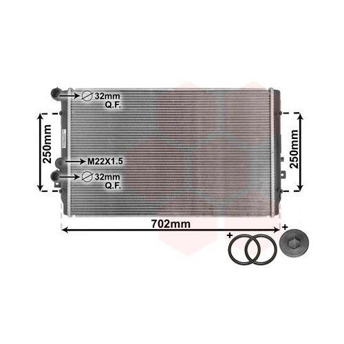 VAN WEZEL K&uuml;hler, Motork&uuml;hlung *** IR PLUS *** 58002193