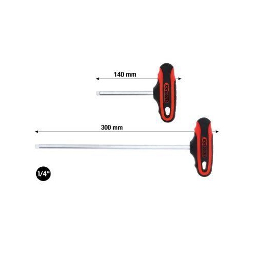 1/4 Zoll Vierkant-T-Griff, lang KS TOOLS 151.1112
