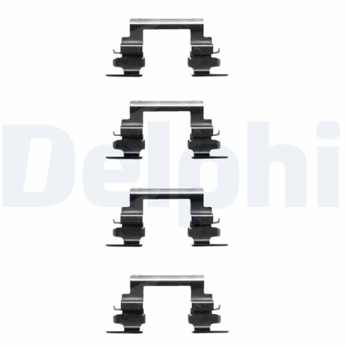 DELPHI Zubeh&ouml;rsatz, Scheibenbremsbelag LX0364