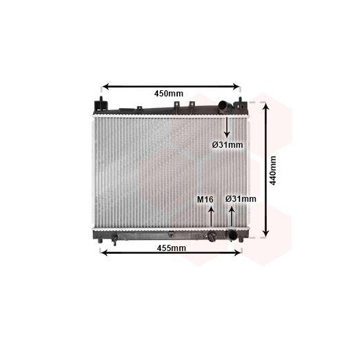 VAN WEZEL K&uuml;hler, Motork&uuml;hlung 53002258