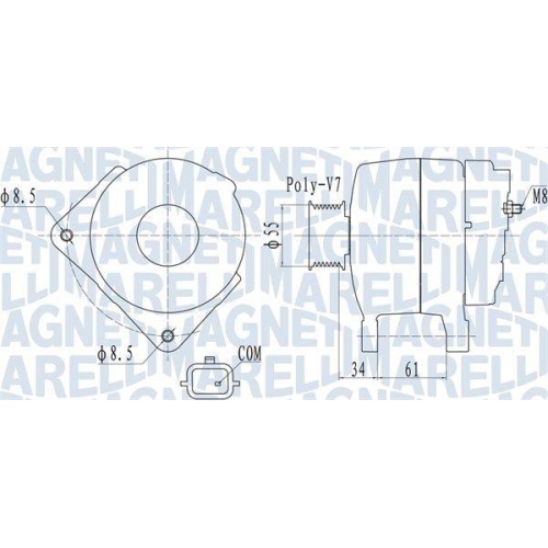 MAGNETI MARELLI Generator 063732054010