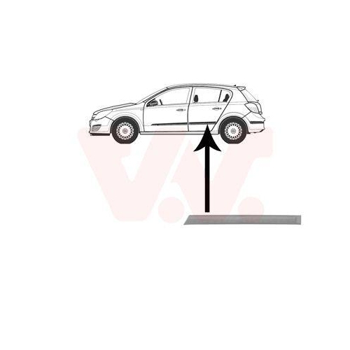 VAN WEZEL Zier-/Schutzleiste, T&uuml;r 3745425