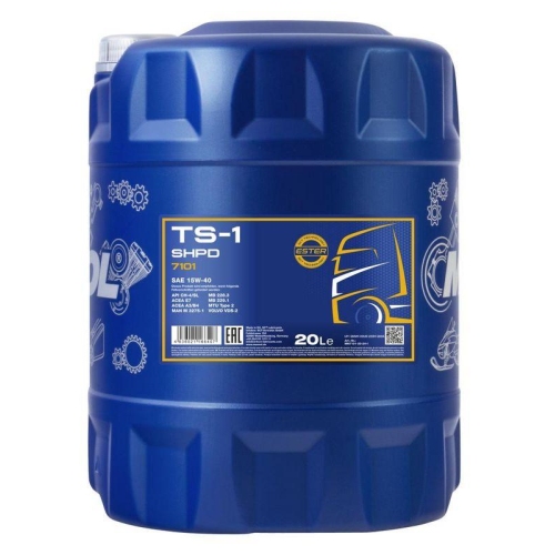 Motor&ouml;l Motoren&ouml;l Mannol TS-1 SHPD 15W-40 20 Liter Kanister MN7101-20