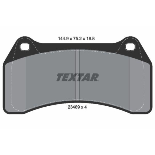 TEXTAR Bremsbelagsatz, Scheibenbremse Q+ 2348901