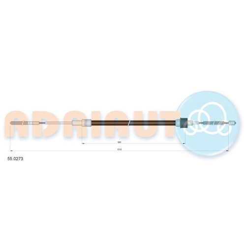 ADRIAUTO Seilzug, Feststellbremse 55.0273
