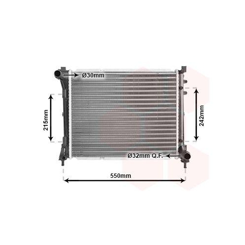VAN WEZEL K&uuml;hler, Motork&uuml;hlung 73002098