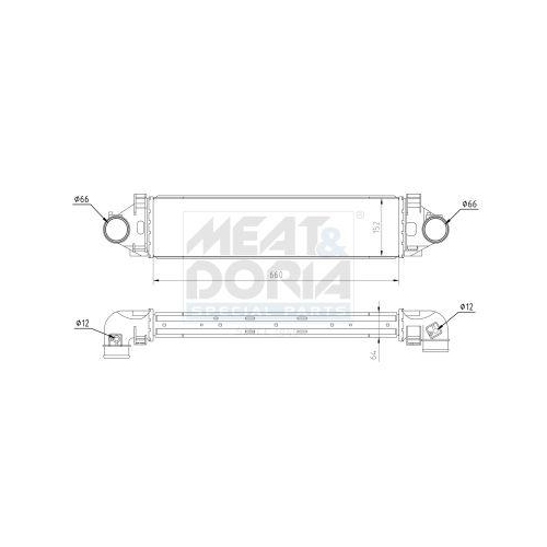 MEAT & DORIA Ladeluftk&uuml;hler 995511