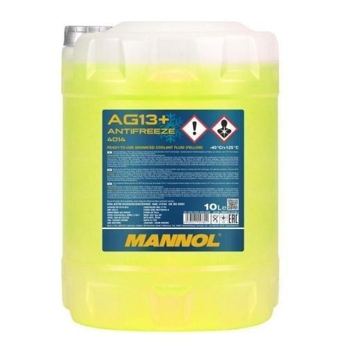 K&uuml;hlerfrostschutz MANNOL G13+ AG13+ K&uuml;hler -40&deg;C 10 Liter Gelb PKW MN4014-10