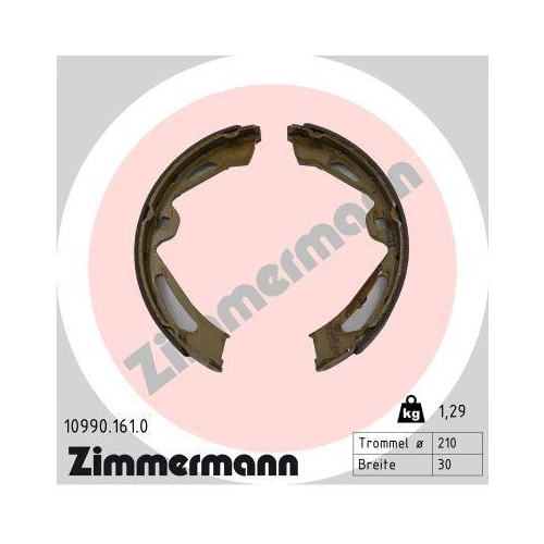ZIMMERMANN Bremsbackensatz, Feststellbremse 10990.161.0