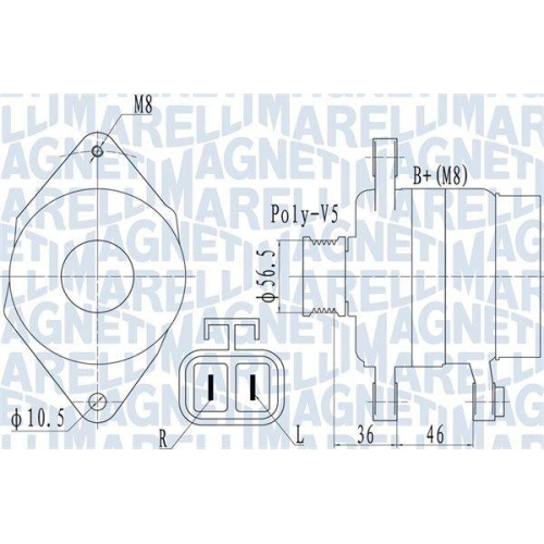 MAGNETI MARELLI Generator 063732128010