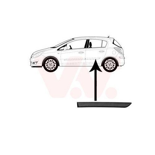 VAN WEZEL Zier-/Schutzleiste, T&uuml;r 3750425