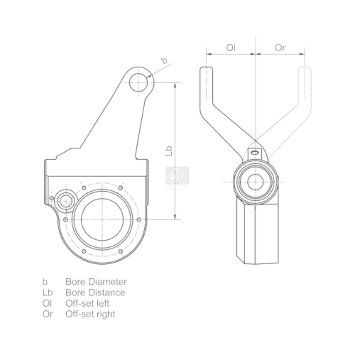 DT Spare Parts Gest&auml;ngesteller, Bremsanlage 1.18635