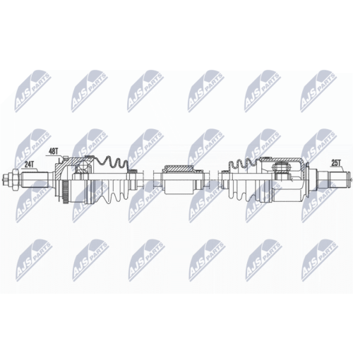 NTY Antriebswelle NPW-HY-587