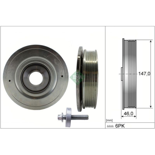 Schaeffler INA Riemenscheibensatz, Kurbelwelle 544 0094 20
