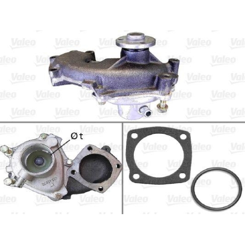 VALEO Wasserpumpe, Motork&uuml;hlung 506712