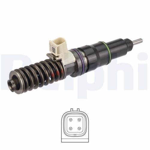 DELPHI Einspritzventil BEBE5L08101-12B1