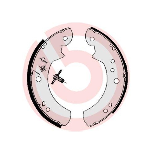 BREMBO Bremsbackensatz ESSENTIAL LINE S 24 512