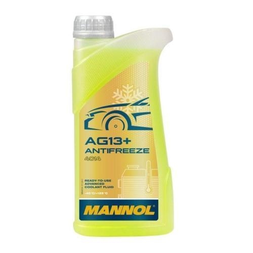 K&uuml;hlerfrostschutz MANNOL G13+ AG13+ K&uuml;hler -40&deg;C 1 Liter Gelb PKW MN4014-1