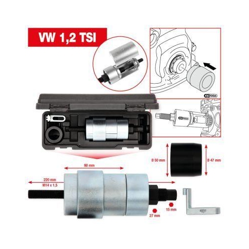 Kettenrad-Montage-Werkzeug-Satz f&uuml;r VAG, 7-tlg KS TOOLS 400.0910