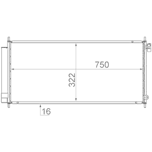 MAHLE Kondensator, Klimaanlage BEHR AC 717 000S
