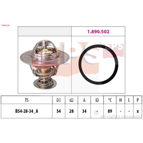 EPS Thermostat, Kühlmittel Made in Italy - OE Equivalent
